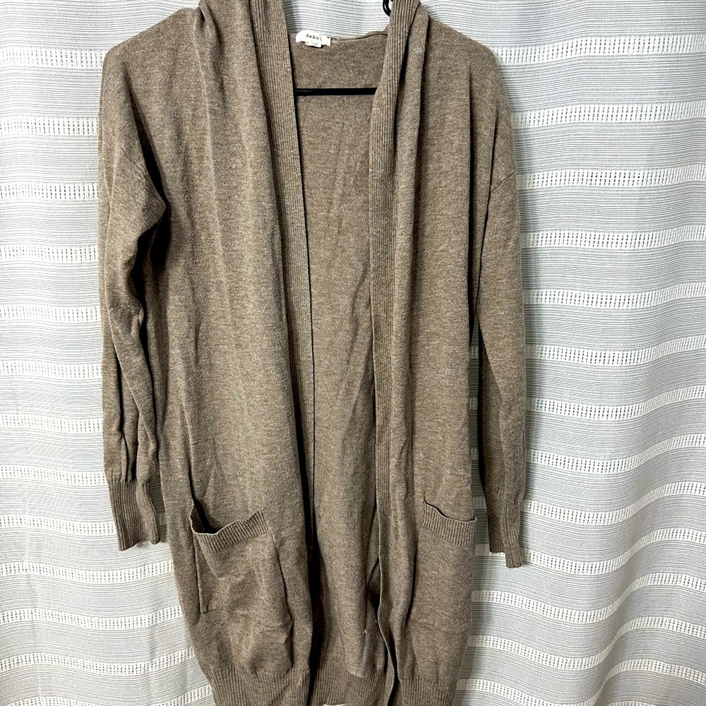 Brown cardigan